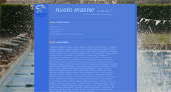 Desktop Screenshot of nuotomaster.it
